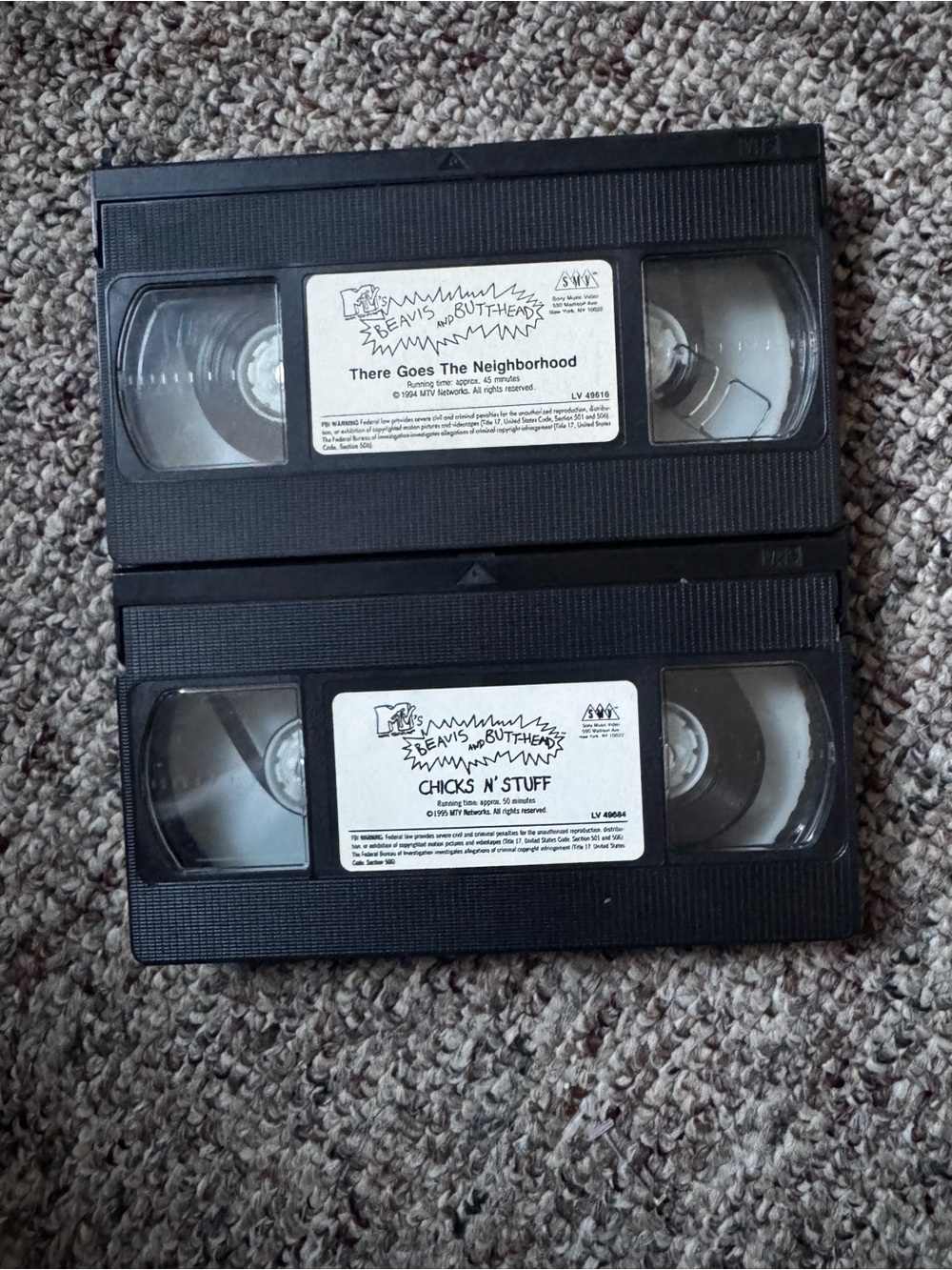 VHS tapes